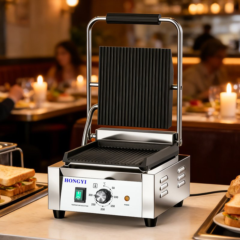 Electric Griddle Non-Stick Surface for Fast Food Restaurant