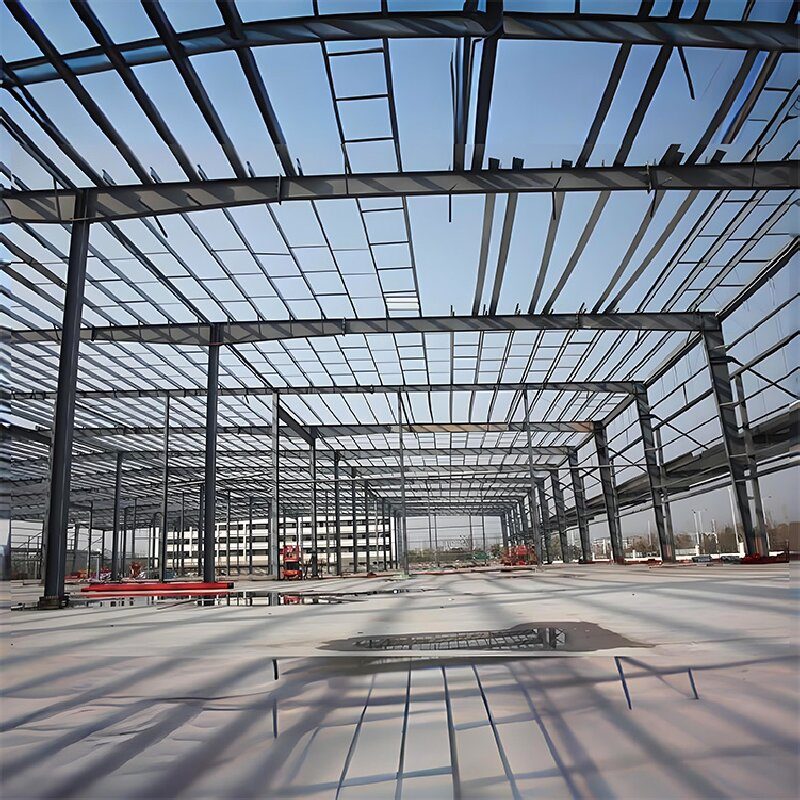 Modern Durable Steel Frame Structure Prefab Office Building with Sandwich Plate