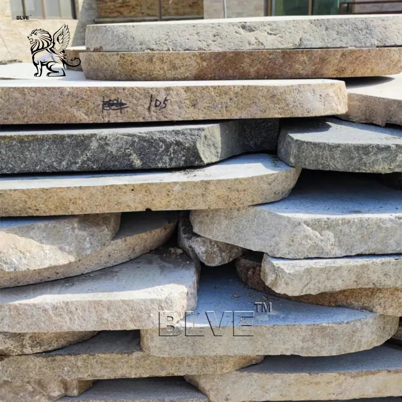 Outdoor Garden Resort Natural Cobblestone Step Stones Granite Paving Stone Road Driveway Supplier