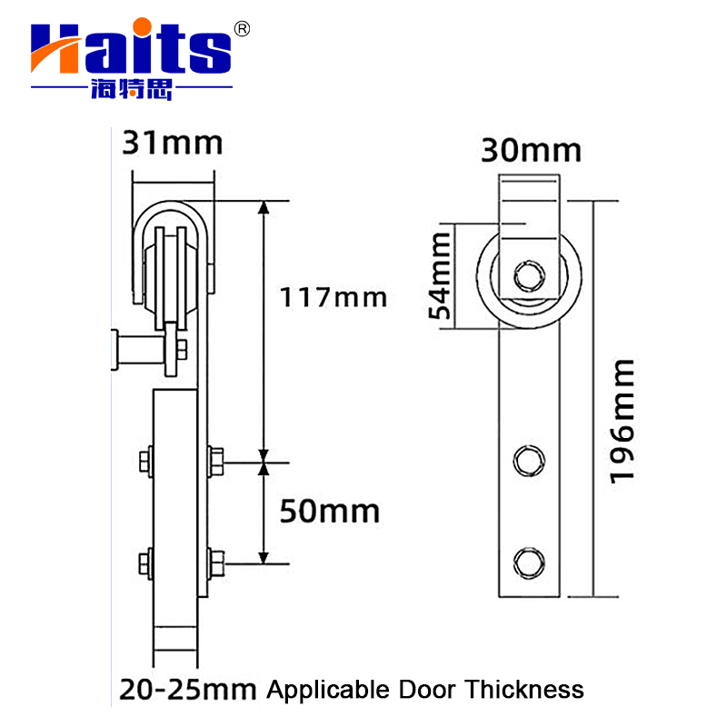 Furniture Fittings Sliding Barn Door Accessories Barn Door Hardware Manufacturers
