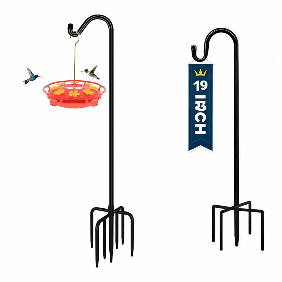 Shepherd Hooks Adjustable Metal Garden Poles Hanging Plants Garden Stand