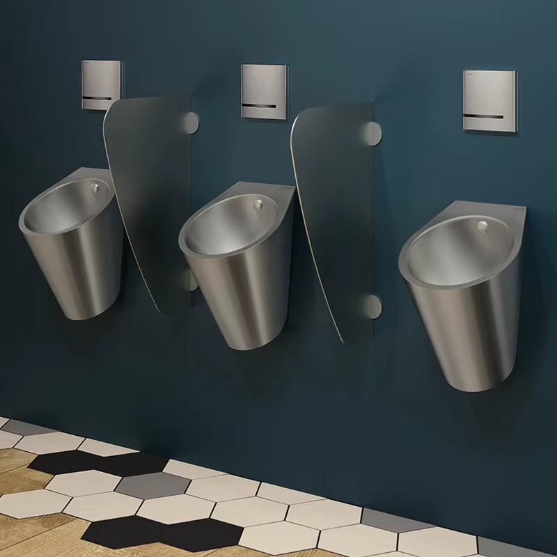 Stainless Steel Compact Urinal Dividers Partitions for Public Toilet