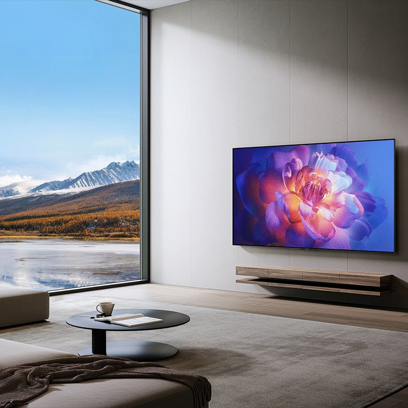 4K Borderless Smart TV, Voice Control, Built-in Streaming Apps