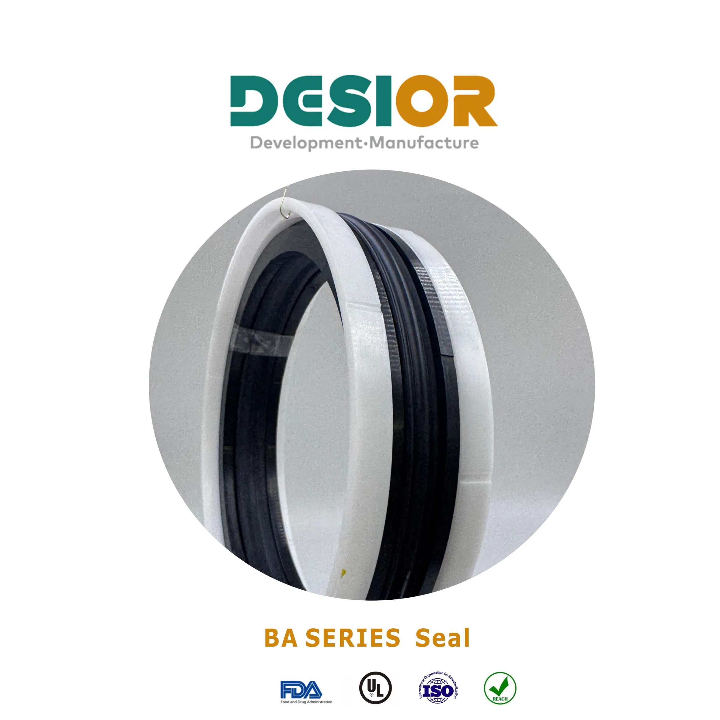 Desior High-Performance PU ODU Piston Seal for Hydraulic Applications Red Custom