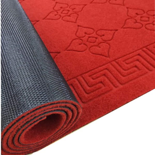 100% Polypropylene Anti Slip Rubber Backing Cute Door and Kitchen Mat for Home