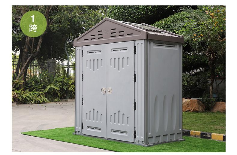 Simple Easy-Assembled Modular HDPE Portable House for Warehouse/Tool Storage