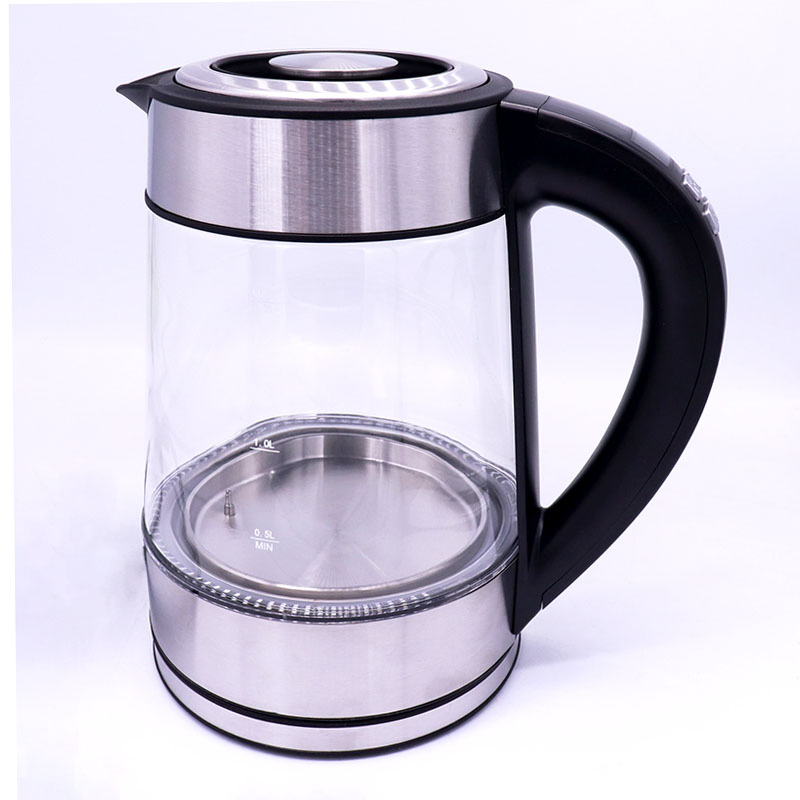 Home Electronics Kitchen Appliances Transparent High Borosilicate Glass Electric Kettle