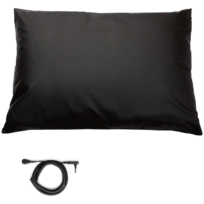 100% Leather Earthing Pillowcase for Enhanced Sleep Quality