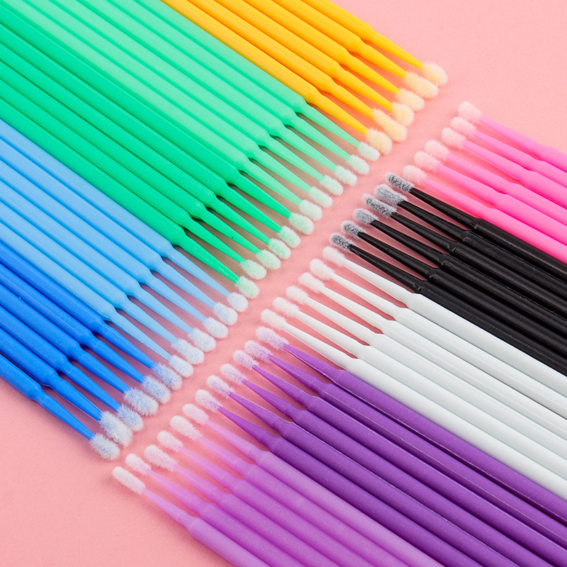 New Products Wholesale Eyelash Extensions Makeup Remover Nano Cotton Swab