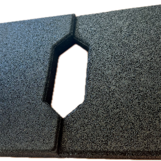 Solid Dog Bone Paver Rubber Tile for Horse Barn