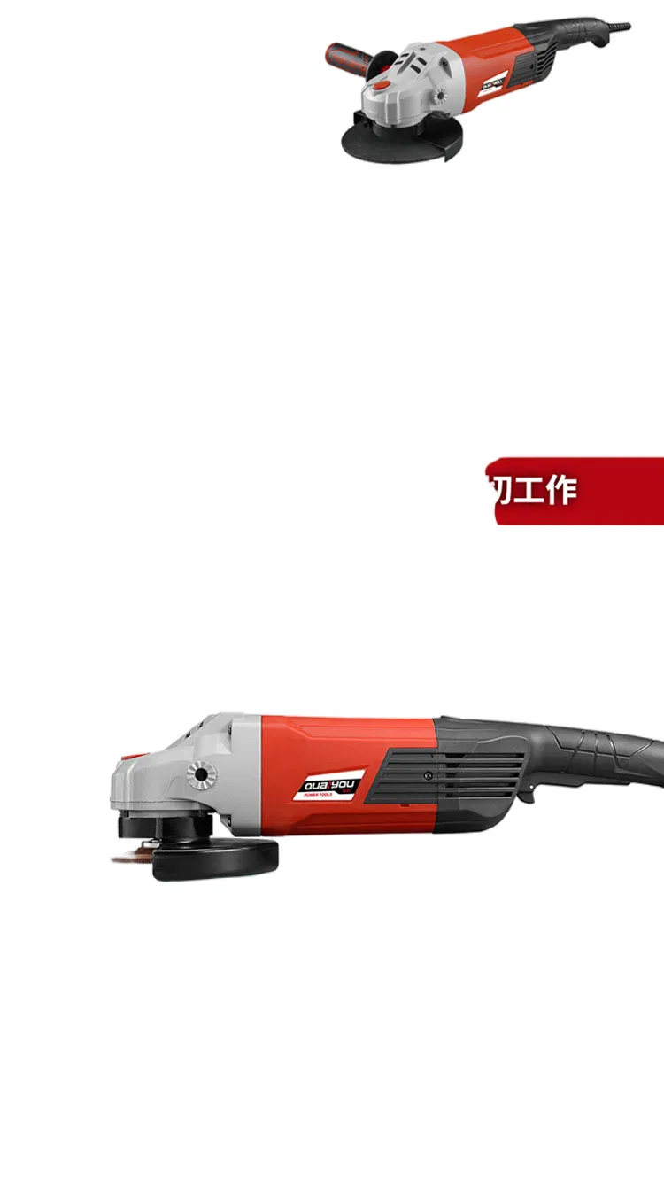 Qy-9180m 3000W Ultra Heavy-Duty 180mm Steel Plate Cutting 8800rpm High Torque Explosion-Proof Angle Grinder