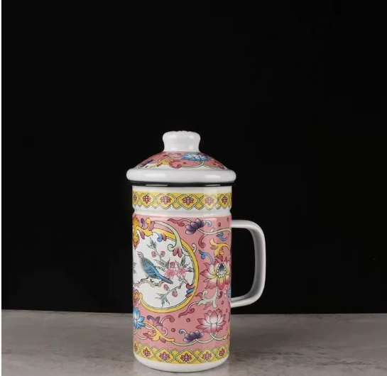 Multi-Purpose Enamel High-Lid Cup