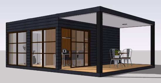 Detachable China Factory Supply 20 FT Portable Detachable Small Flat Pack Container House