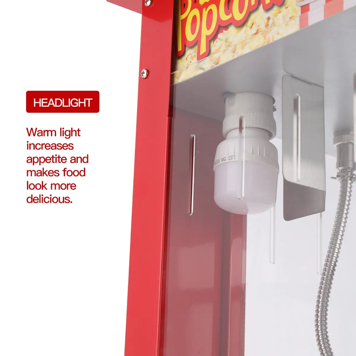 Quality Reliable Commercial Electric Long Life Small Roof Popcorn Machine for Retail Stores