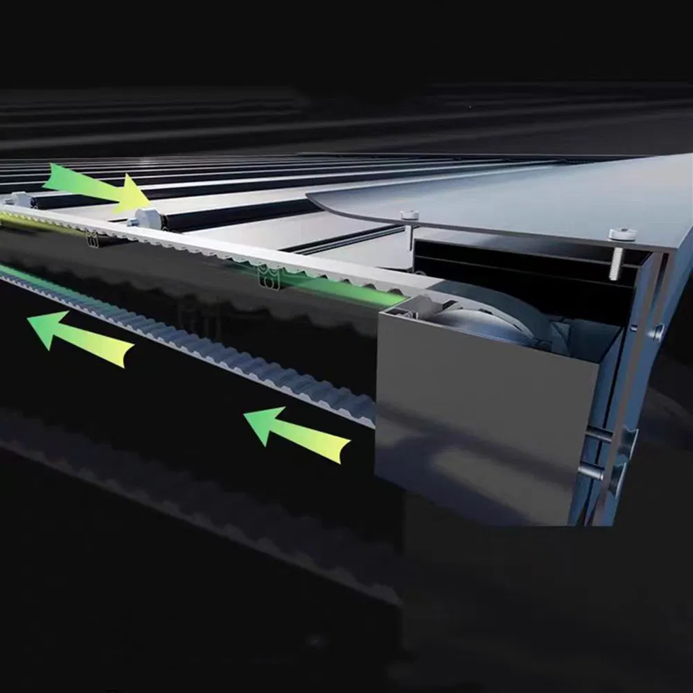 Sunroom Smart Electric Folding Aluminum Alloy Roof Canopy