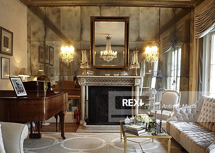 CE certified 2mm/3mm/4mm antique mirror glass