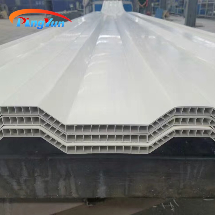 Light Weight PVC Hollow Roofing Sheet for Construction