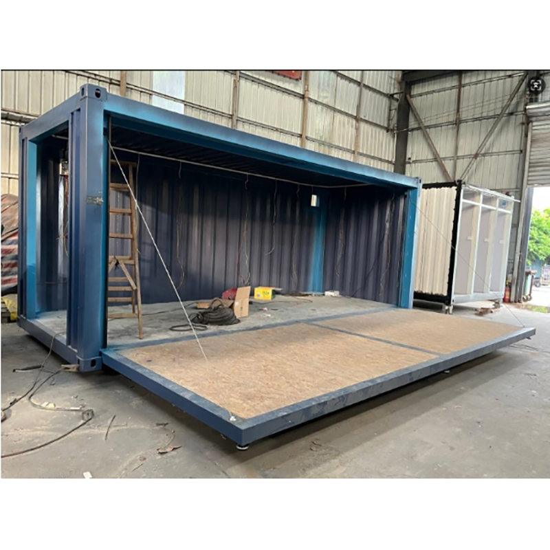 Expandable Prefab Container House Modular Steel Structure Portable Tiny Home Caravan Construction Villa Camp House Prefab Mobile House