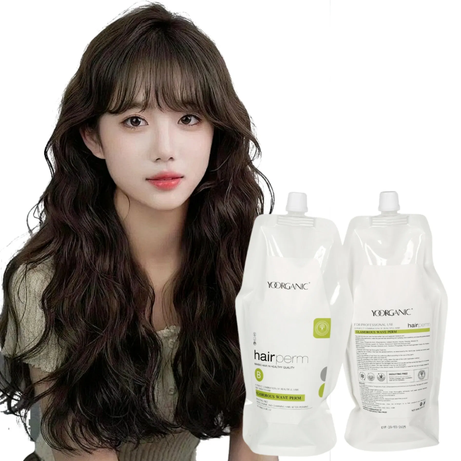 1000ml Permanent Hair Styling Perm Lotion Hair Curling Cream Support OEM and ODM