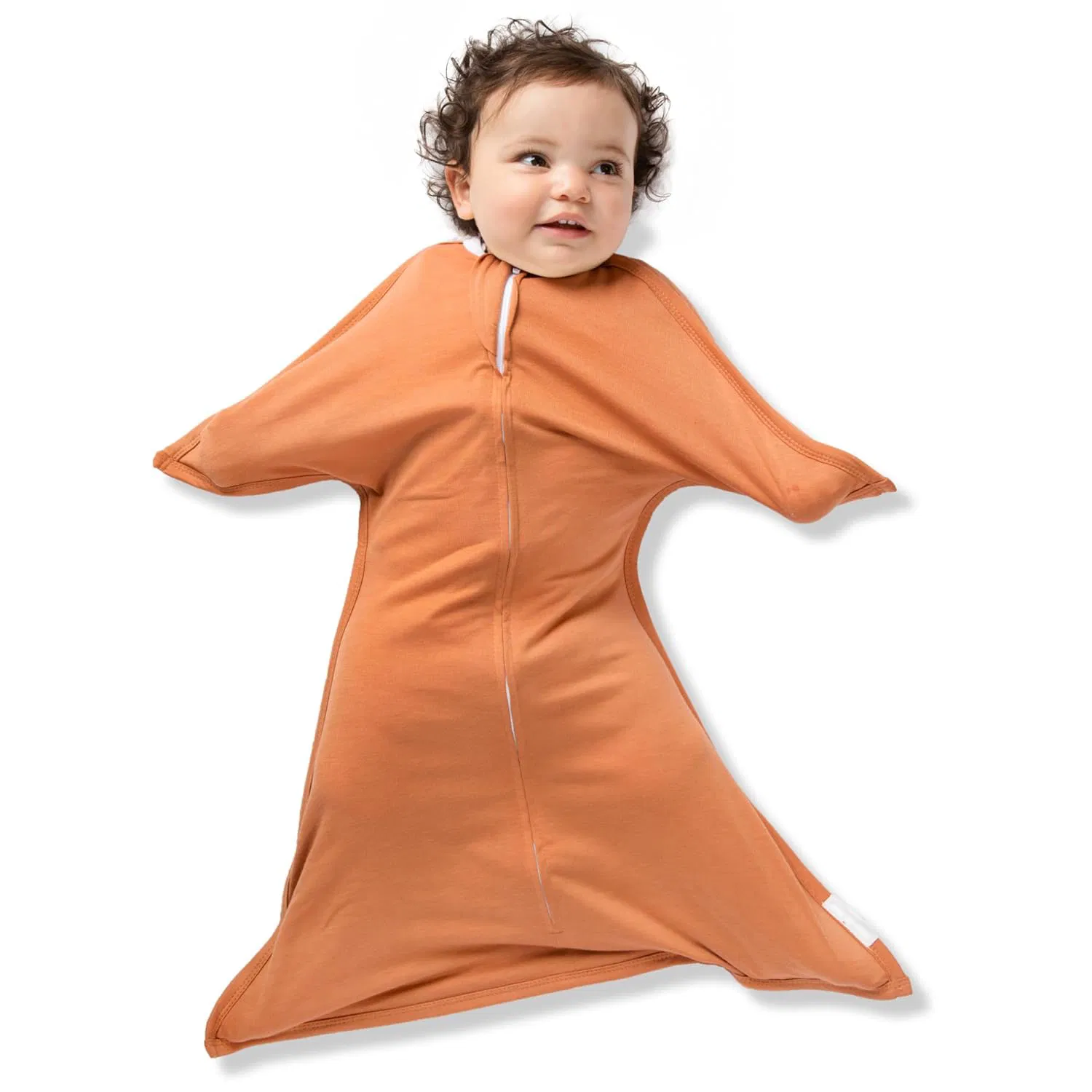 Custom 1.0 Tog Long Sleeve Organic Cotton Bamboo Baby Swaddle Weighted Sleep Sack