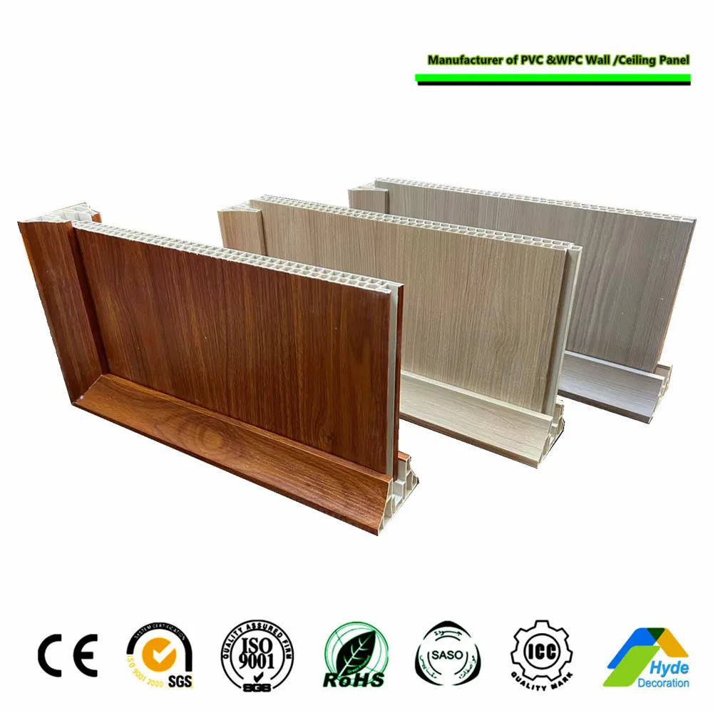 Popular Design High Strength PVC Wall Partition Panel Customization Design 400*26*2900mm