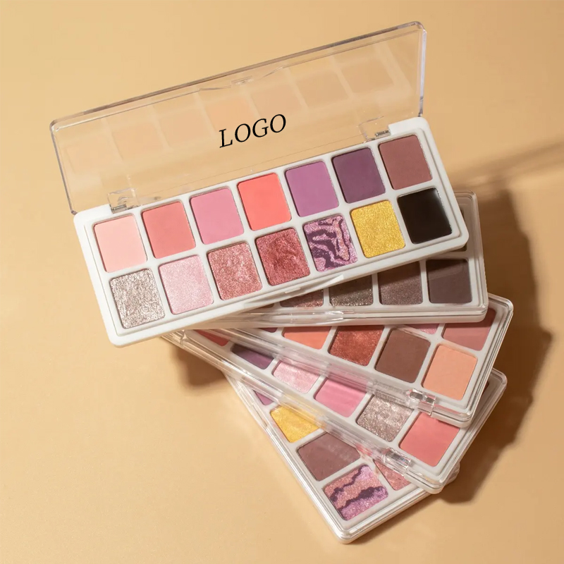 Ditong Private Logo ODM & OEM 14 Colors No Flying Powder Dense Touch Eye Shadow Glitter Eye Shadow Palette