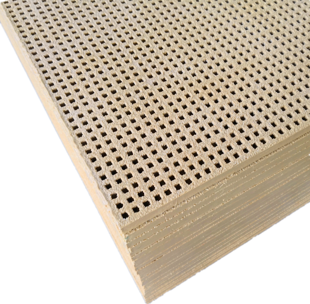 Jetty FRP Micro Mesh Grating with Bare-Foot Friendly Grit Surface for Walkway