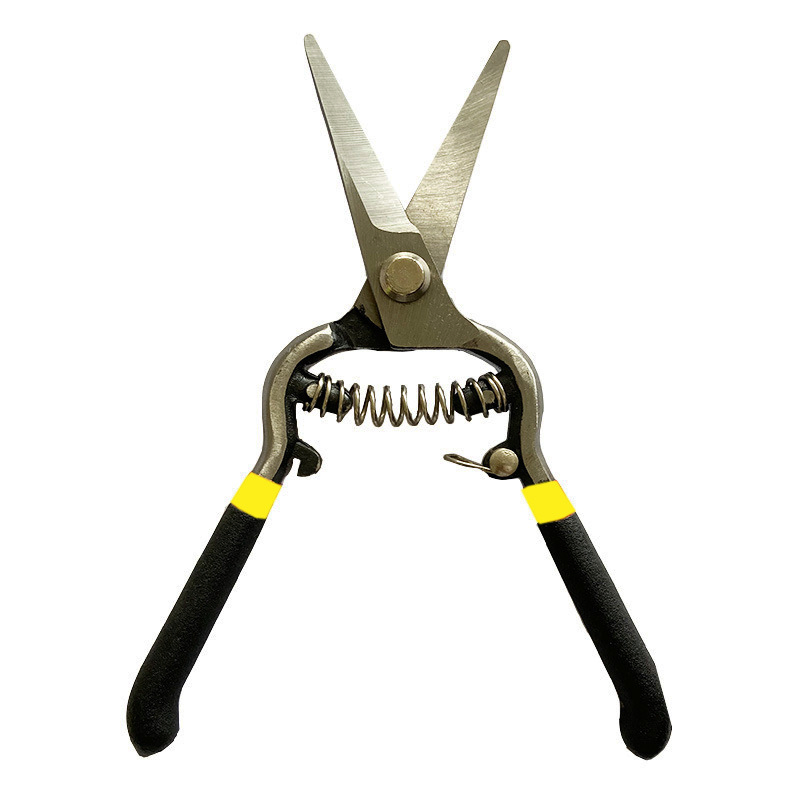 Pruning Shears W/Double Color Dipping Handle, Nickel-Iron Plated