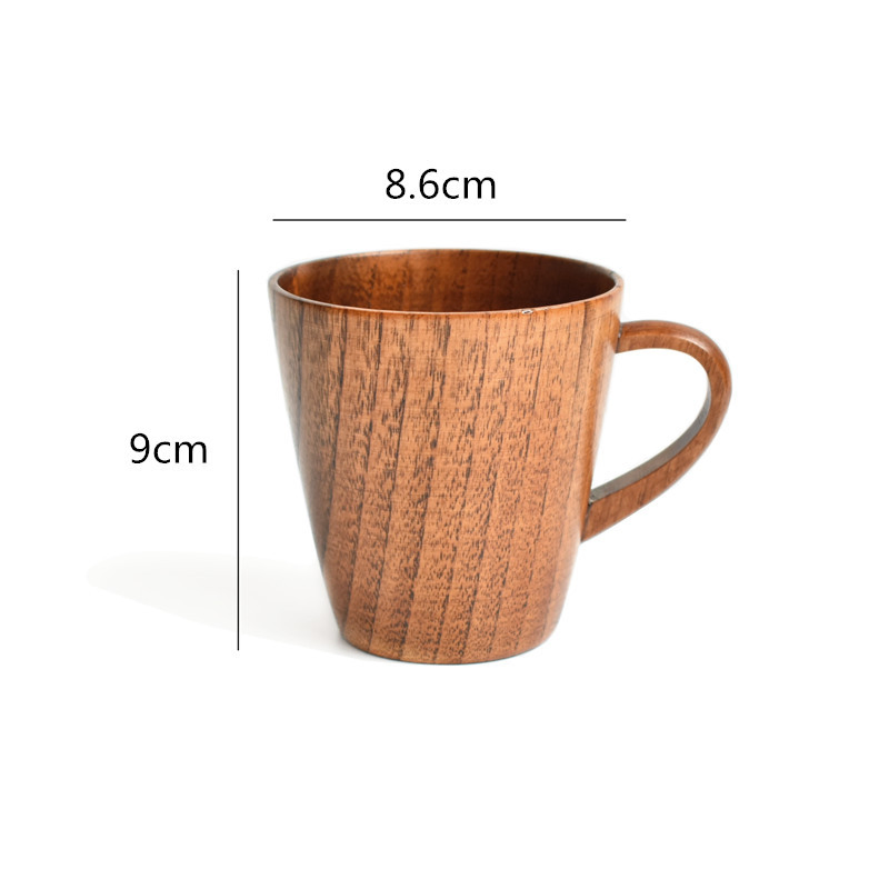Большая деревянная кружка для воды, 16 oz