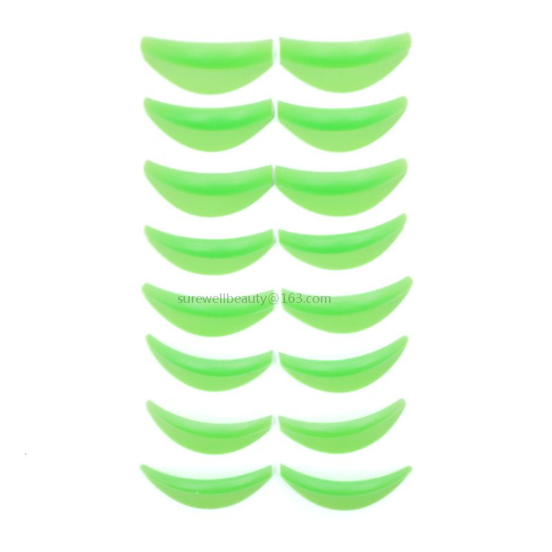 8 Size Silicone Eyelash Perming Pad for Eyelash Lifting Curler Makeup Applicator