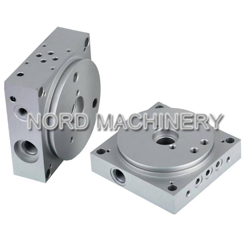 OEM Customized CNC Machining Aluminum/Steel Hydraulic Valve Manifold Valve Block for Hydraulic System