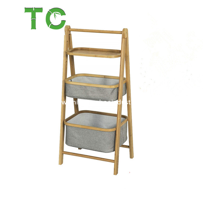 Cheap Price Foldable Bamboo Laundry Basket Laundry Basket with Shelf Laundry Hamper Sorter Bathroom Storage Racklaundry Storage Basket Laundry Hamper Baske