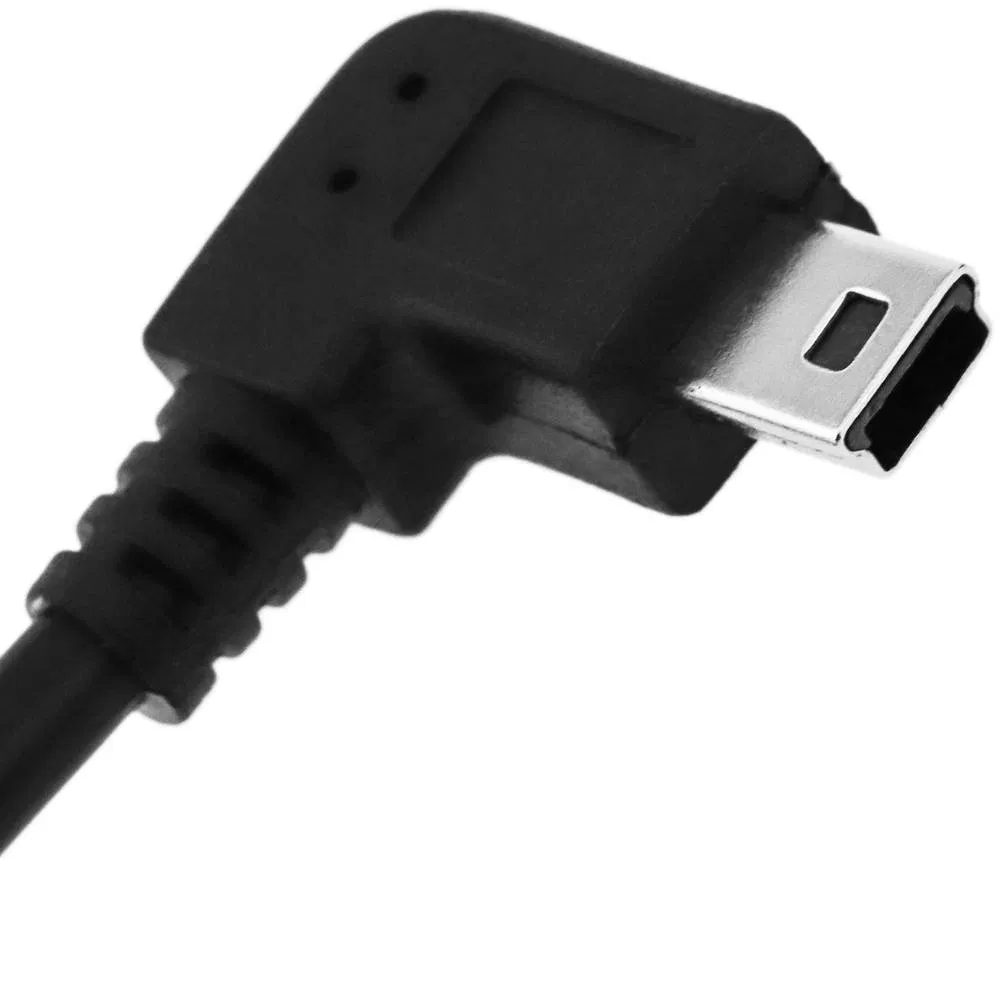 USB-кабель для зарядки A - mini 5 pin, угловой, 0.2м