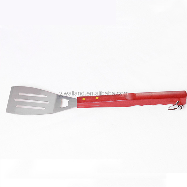 Barbecue Accessories Cooking Utensils 7 Pieces Wood Handle with Apron