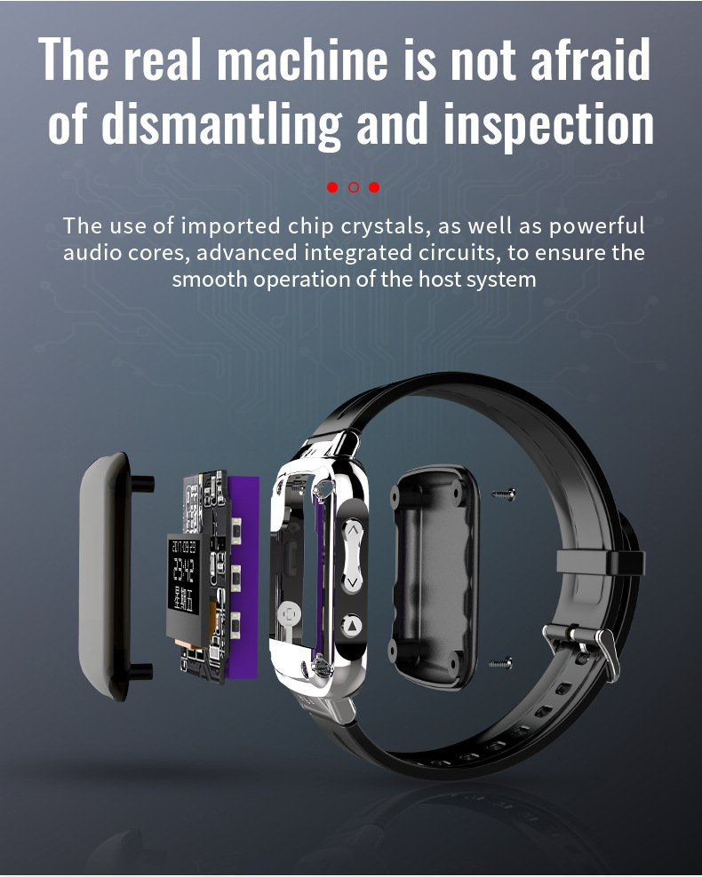 New Watch Style Color Screen High-Definition Noise Cancelling Recorder