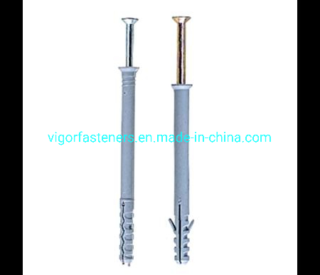 High Quality Drywall Anchor Chipboard Screw Plug Anchor Expansion Plastic Anchor Nylon Hammer Anchor