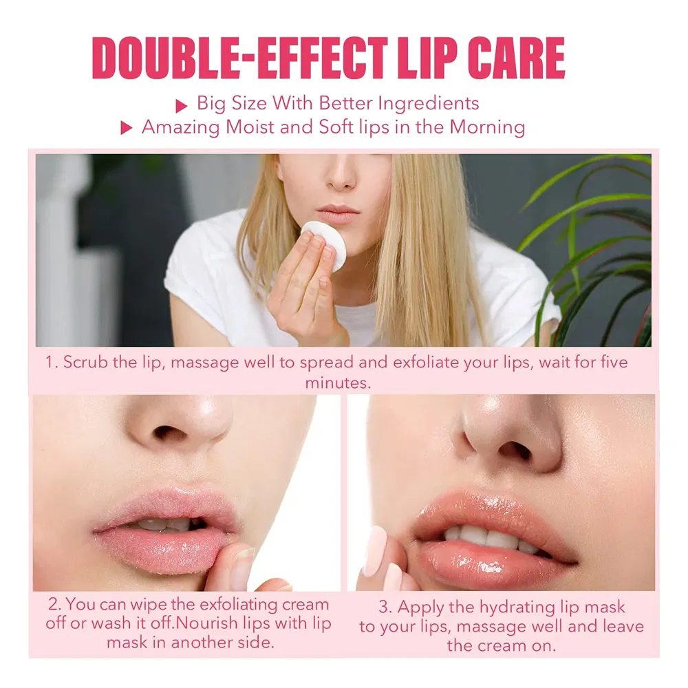Hot Selling Products Customized Lipstick Organic Hyaluronic Acid Double Sided Lipstick Care Scrub Lip Balm Gloss