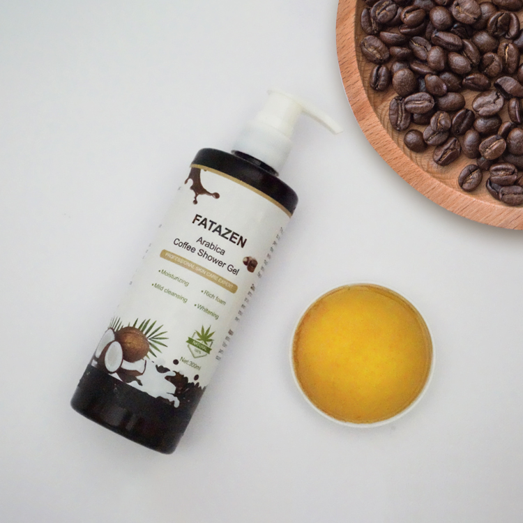Natural Moisturizing Whitening Smooth Skin Exfoliating Pore Shrinking Coconut Bodywash Shower Gel