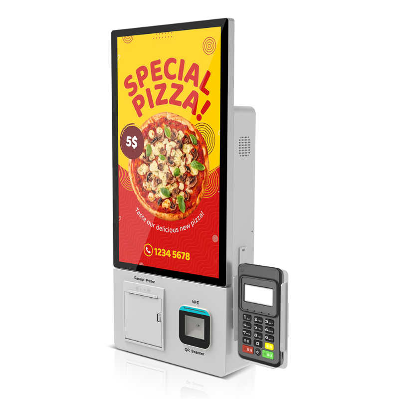 High Performance 1920X1080 Resolution Ethernet Indoor Queuing Payment Kiosks