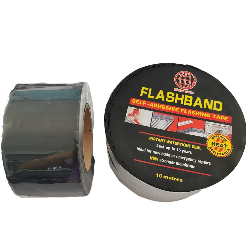 Weather Resistant Aluminum Foil Self-Adhesive Bitumen Flashing Tape for Joint Insulation