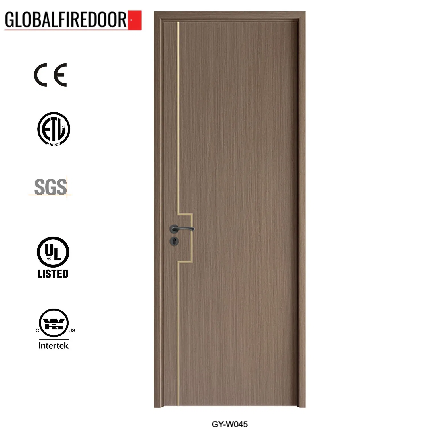 UL Listed HPL Fulsh Door for Hotels Hospitals