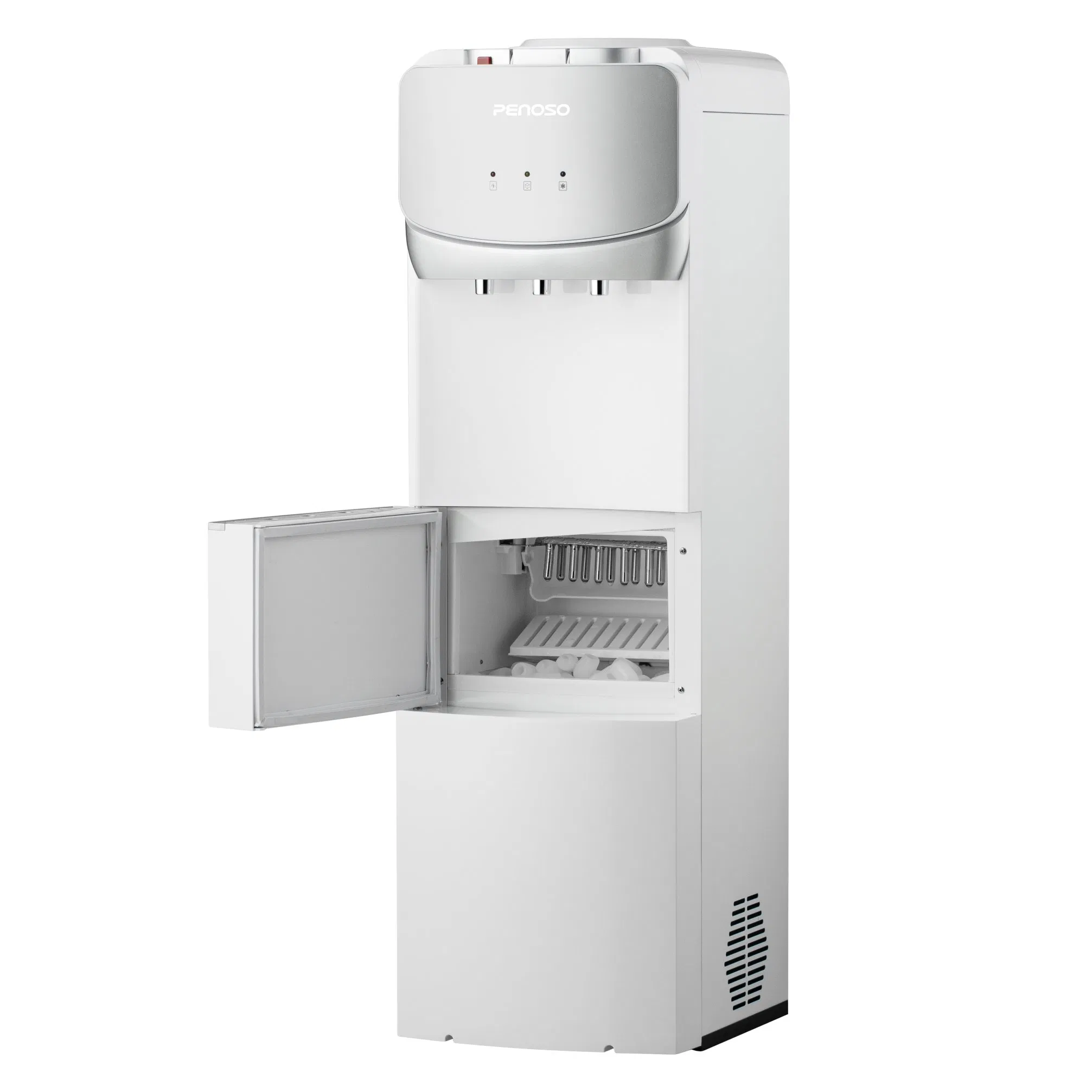 Кулер с компрессором, льдогенератором и подачей горячей воды