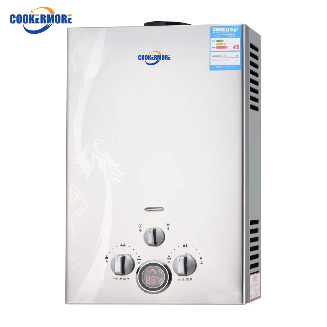 Zero Water Pressure Heat Exchanger Gas Geyser Tankless Gaz Water Heater