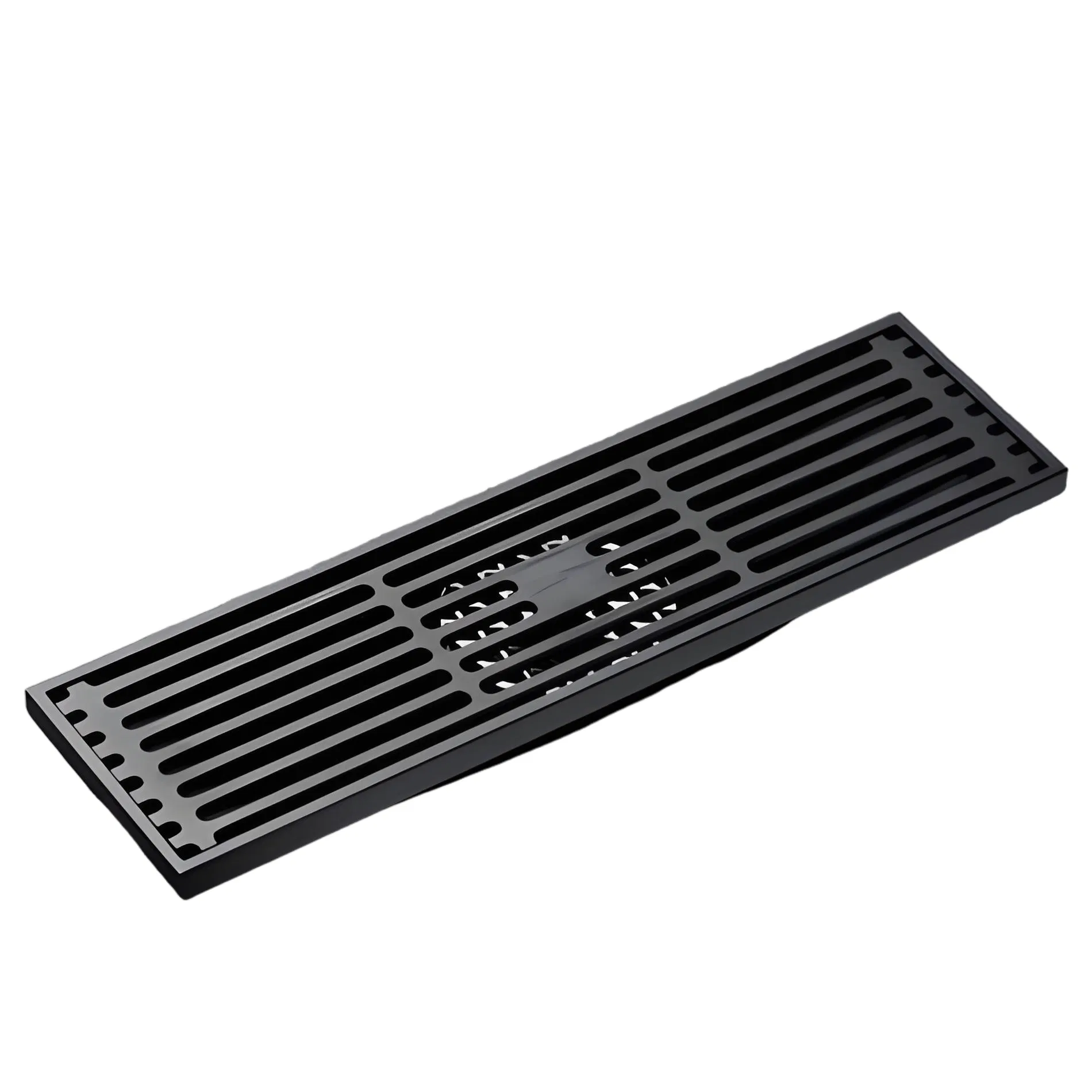 Modern Minimalist Odor-Proof Drain in Gunmetal Gray for Basins