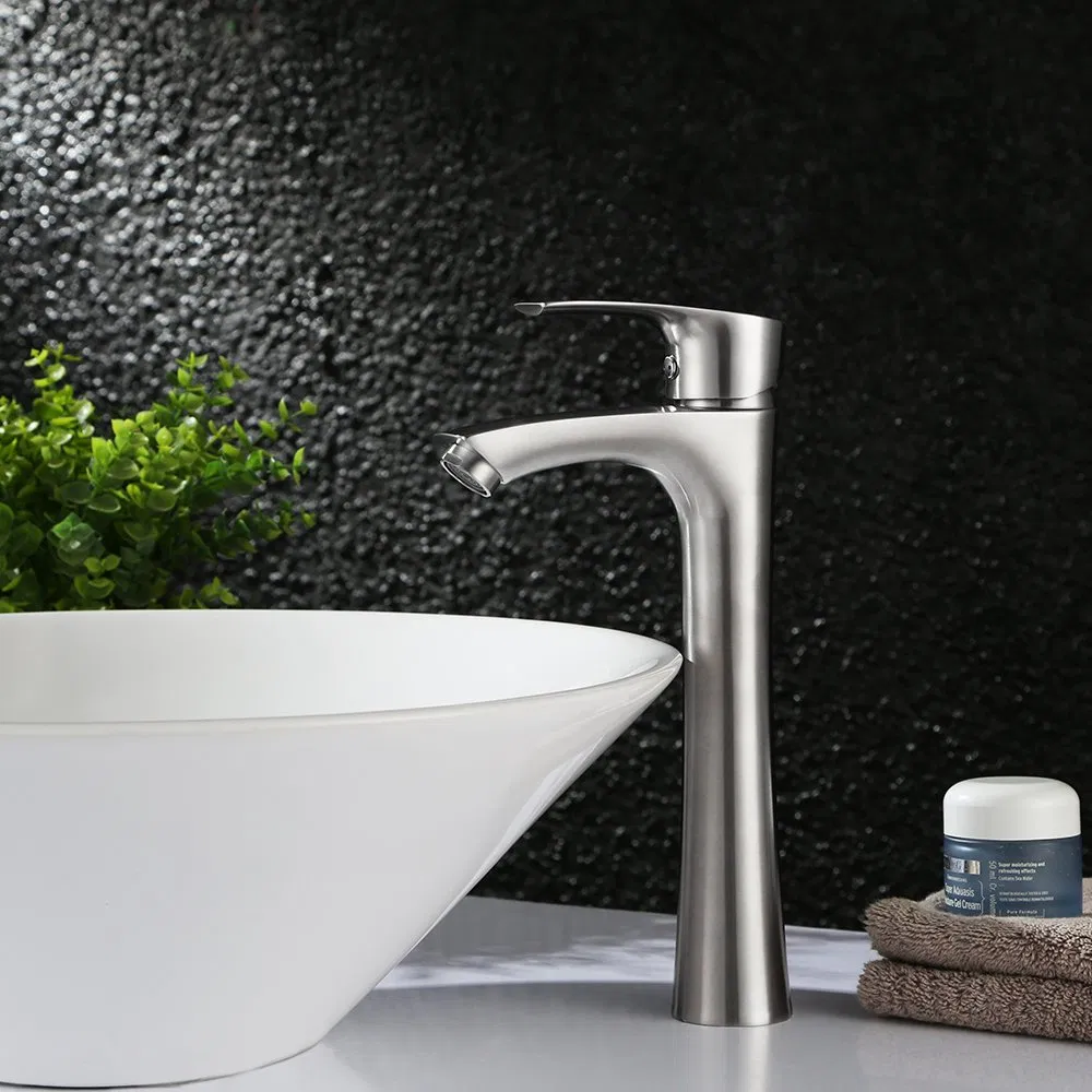 Смеситель для раковины из нержавеющей стали, черный никель