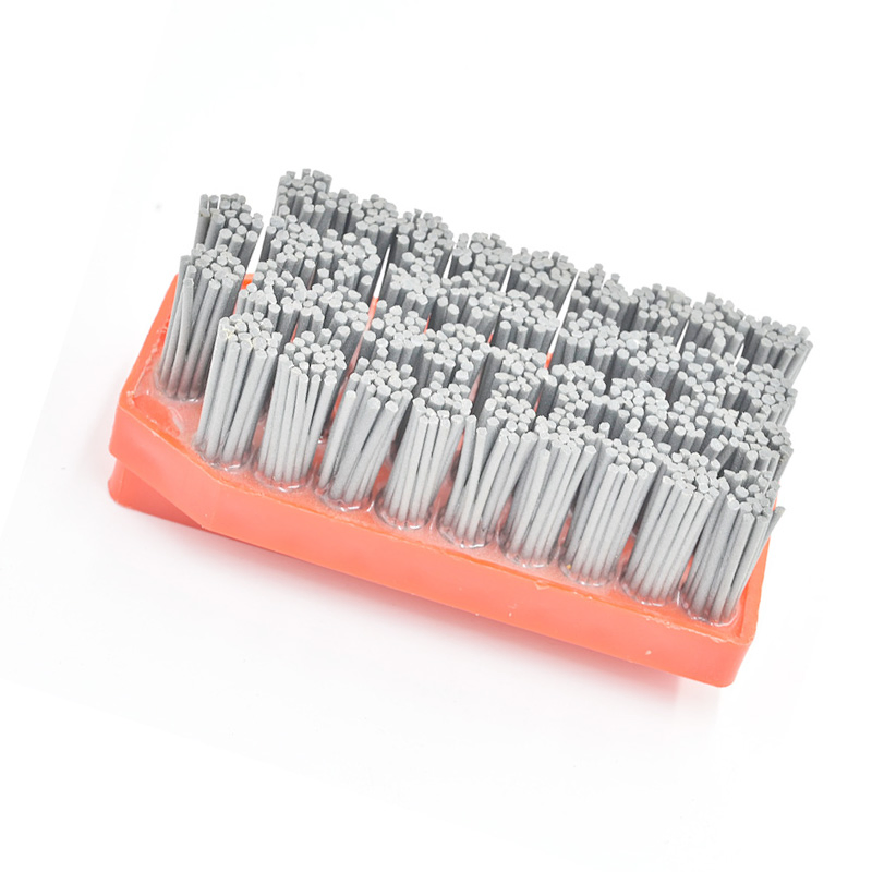 Heavy-Duty Concrete Grinding Block with Diamond Abrasive Brush