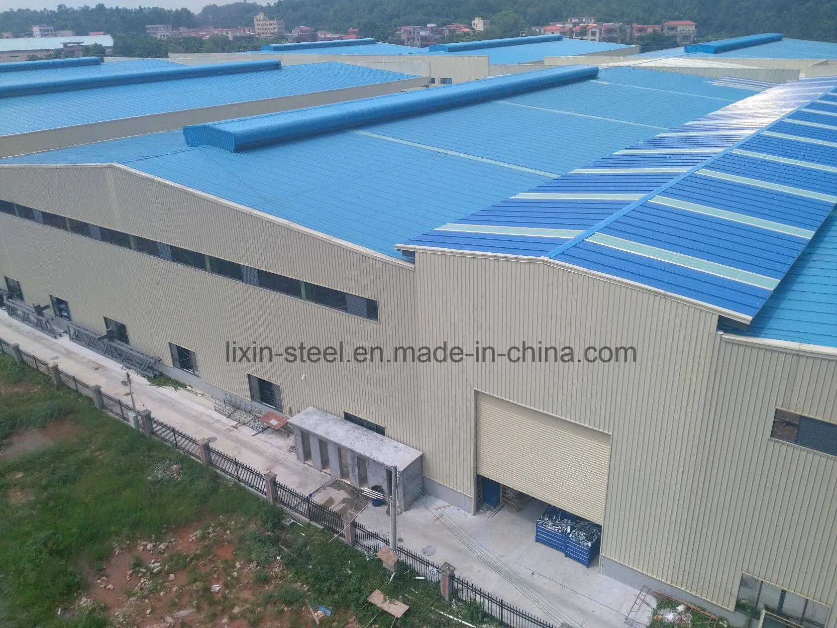 Wind Resistance Metal Roof Sheet Steel Structure Building Storage Shed