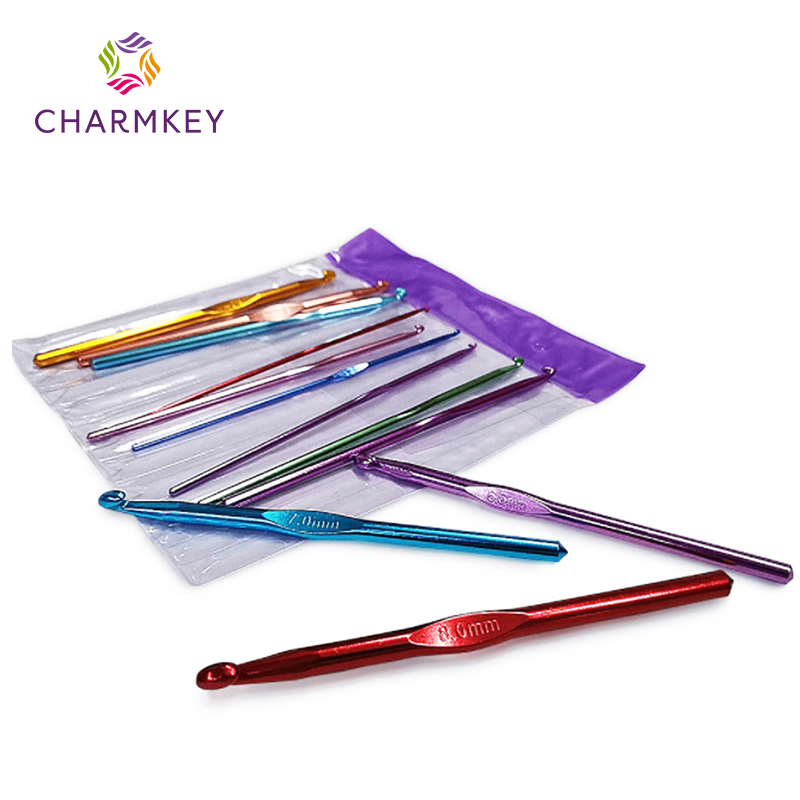 5PCS Crochet Hooks Latch Needle Set for Yarn Weave Craft Carpet Making