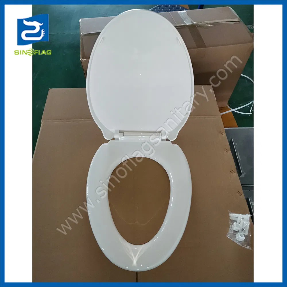Plastic Wc Bathroom Soft Close Elongated Toilet Modern Toilet Seat Cover