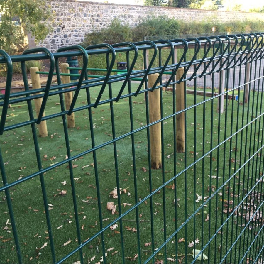 Outdoor Garden Fence 3D Security Fence with Peach Post